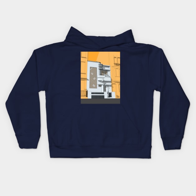 Maison Marit, Brussels – 1933 Kids Hoodie by adam@adamdorman.com